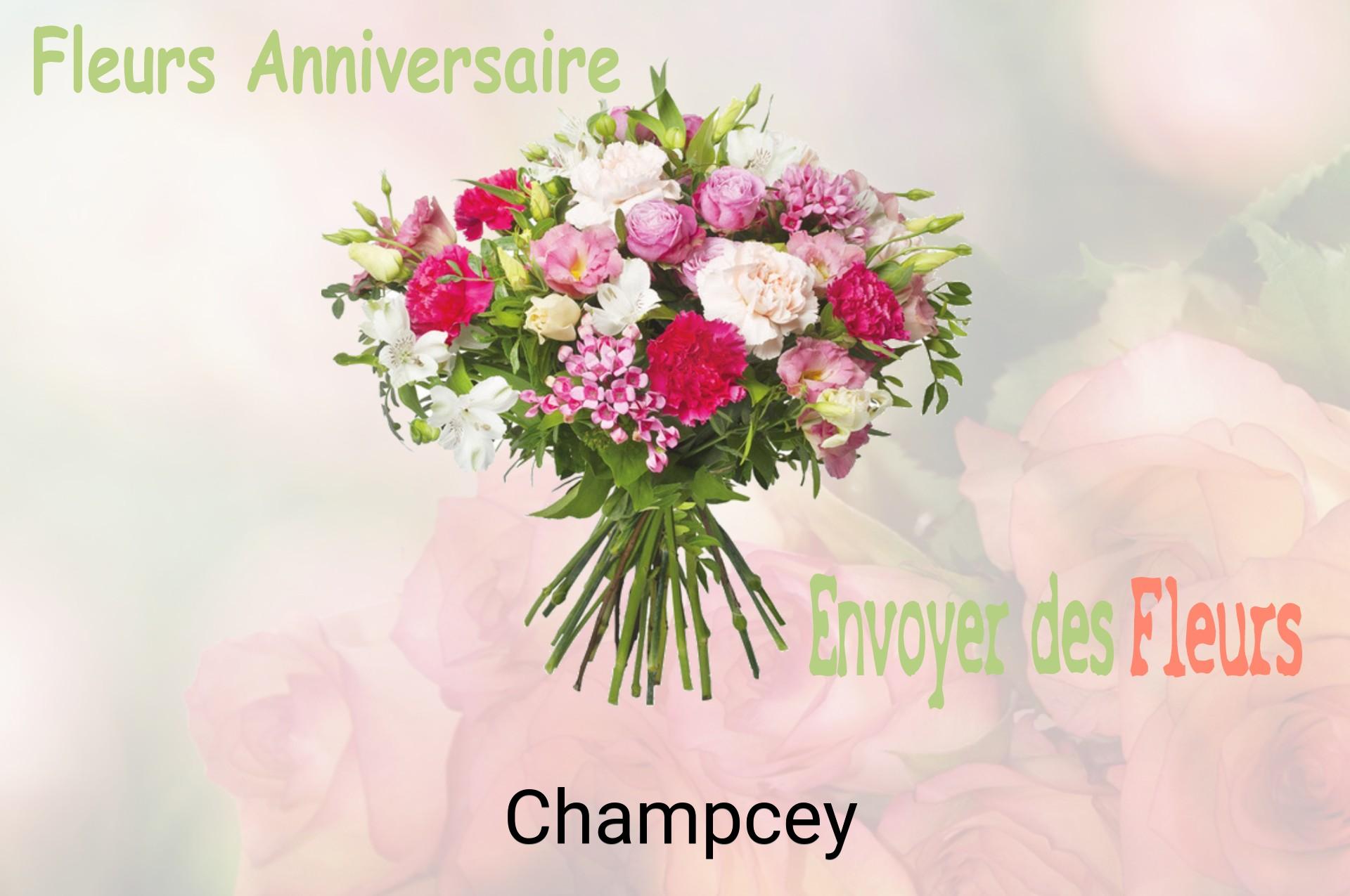 Bouquet de fleurs d’anniversaire livré à Champcey